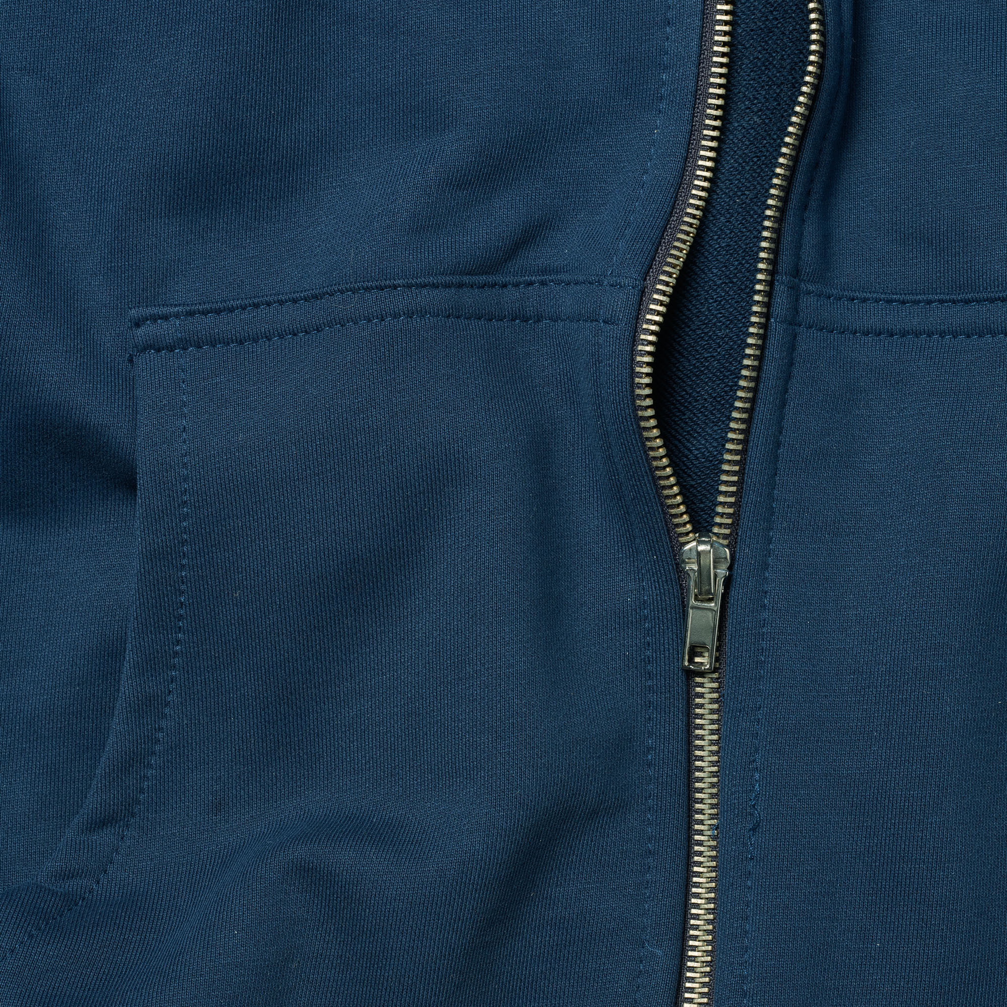 Zip Hoodie (Blå) - Image 3